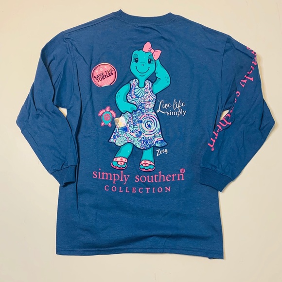 NWT Simply Southern "Zoey - Save The Turtles" - Picture 3 of 5
